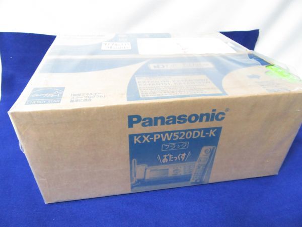【新品　未開封】Panasonic パナソニック　KX-PW520DL-K　FAX おたっくす 　ブラック　子機1台付き_画像1