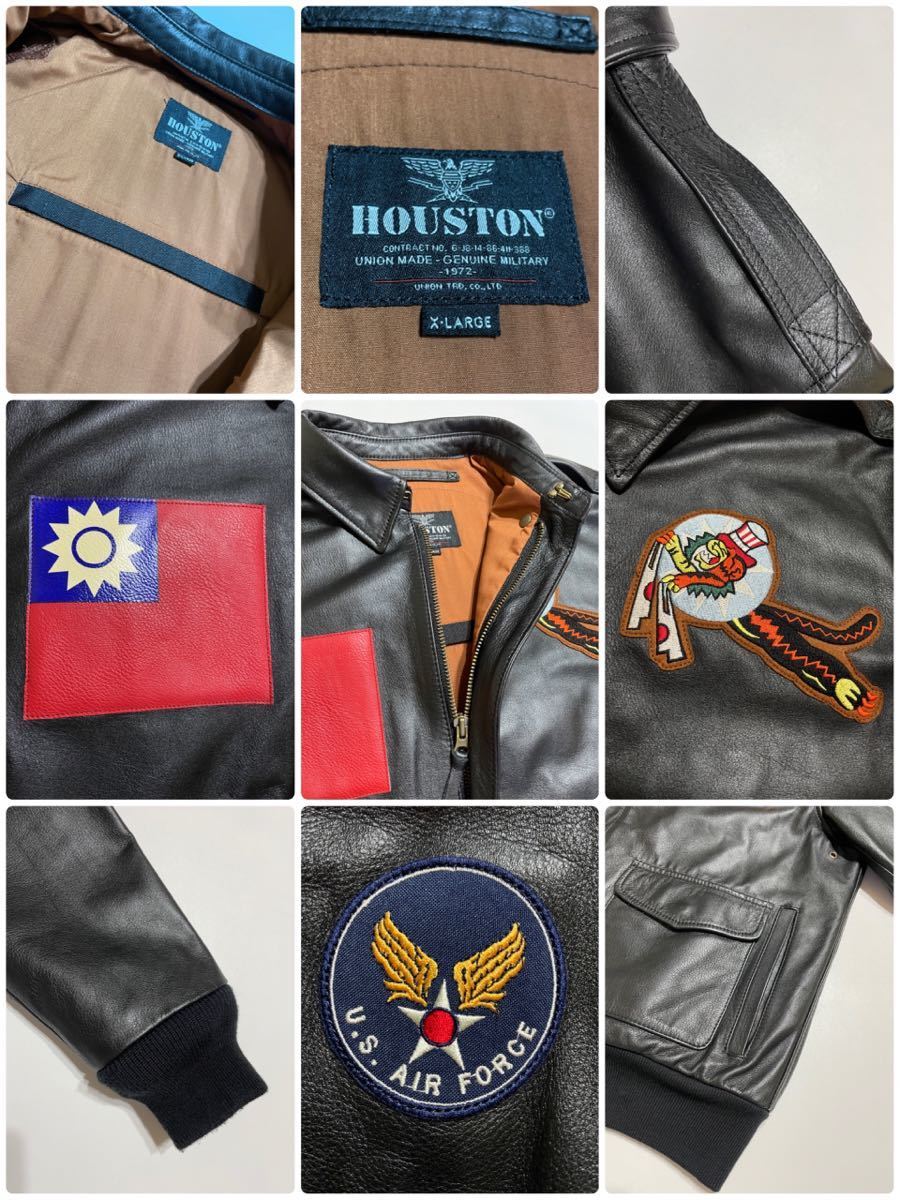 Bibian 比比昂 - 【美品】 Houston ヒューストン A-2 フライト Bibian 比比昂 - 【美品】 Houston ヒューストン A-2 フライト
