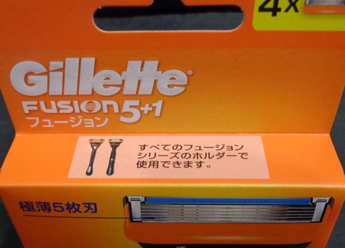 【新品 未開封】■Gillette Fusion 5+1■ ジレット フュージョン 5+1 ■替刃4個入×4計16個_画像4
