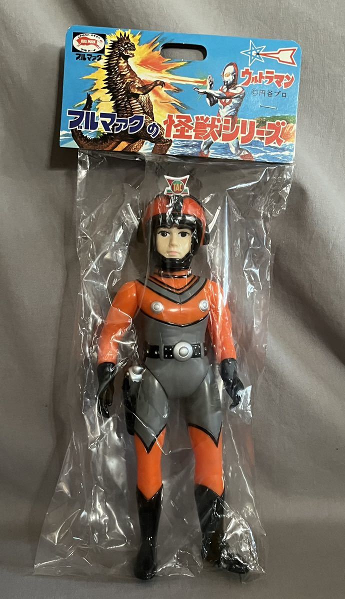 ブルマァク TAC隊員 新 復刻 隊員 怪獣 宇宙人 ソフビ ウルトラマン A エース M1号 バンダイ B-CLUB ポピー TAC タック 北斗星司_画像1