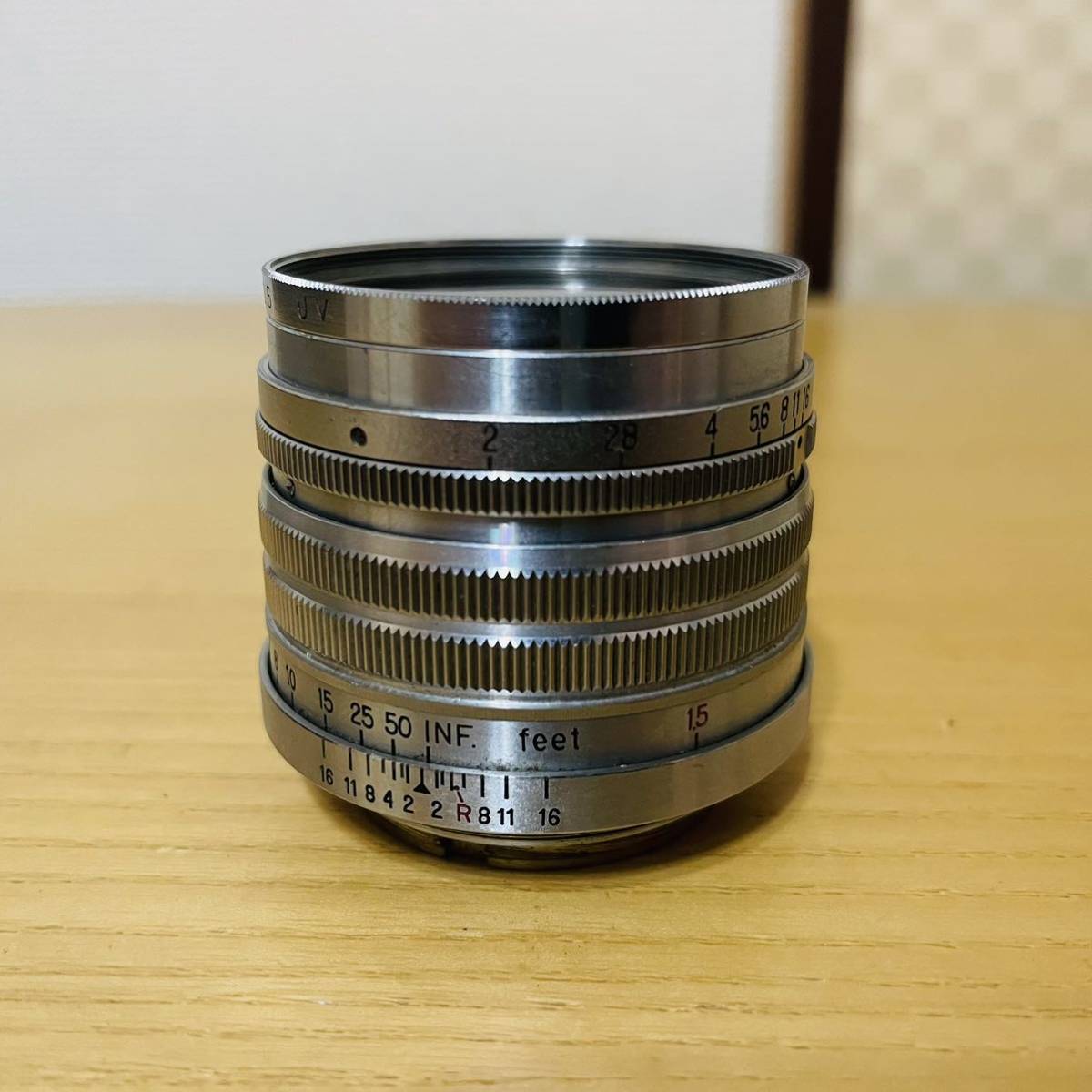 ニコン Nikon NIKKOR-H・C 1:2 f=5cm Nippon Kogaku Japanレンズ ライカ L39 Lマウント_画像5