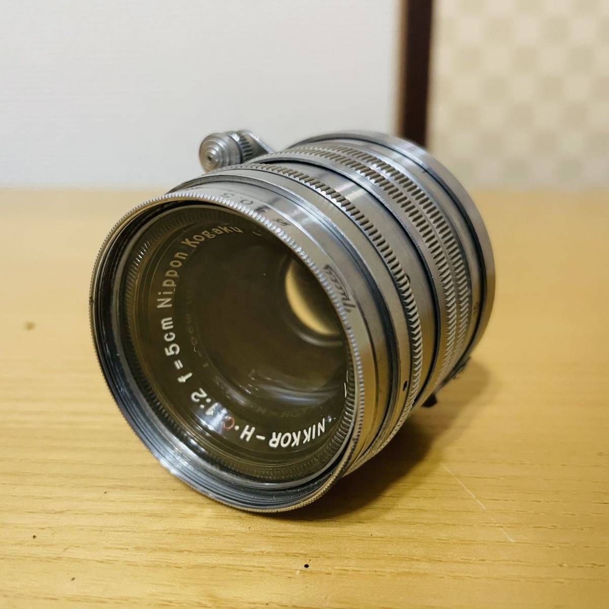 ニコン Nikon NIKKOR-H・C 1:2 f=5cm Nippon Kogaku Japanレンズ ライカ L39 Lマウント_画像1