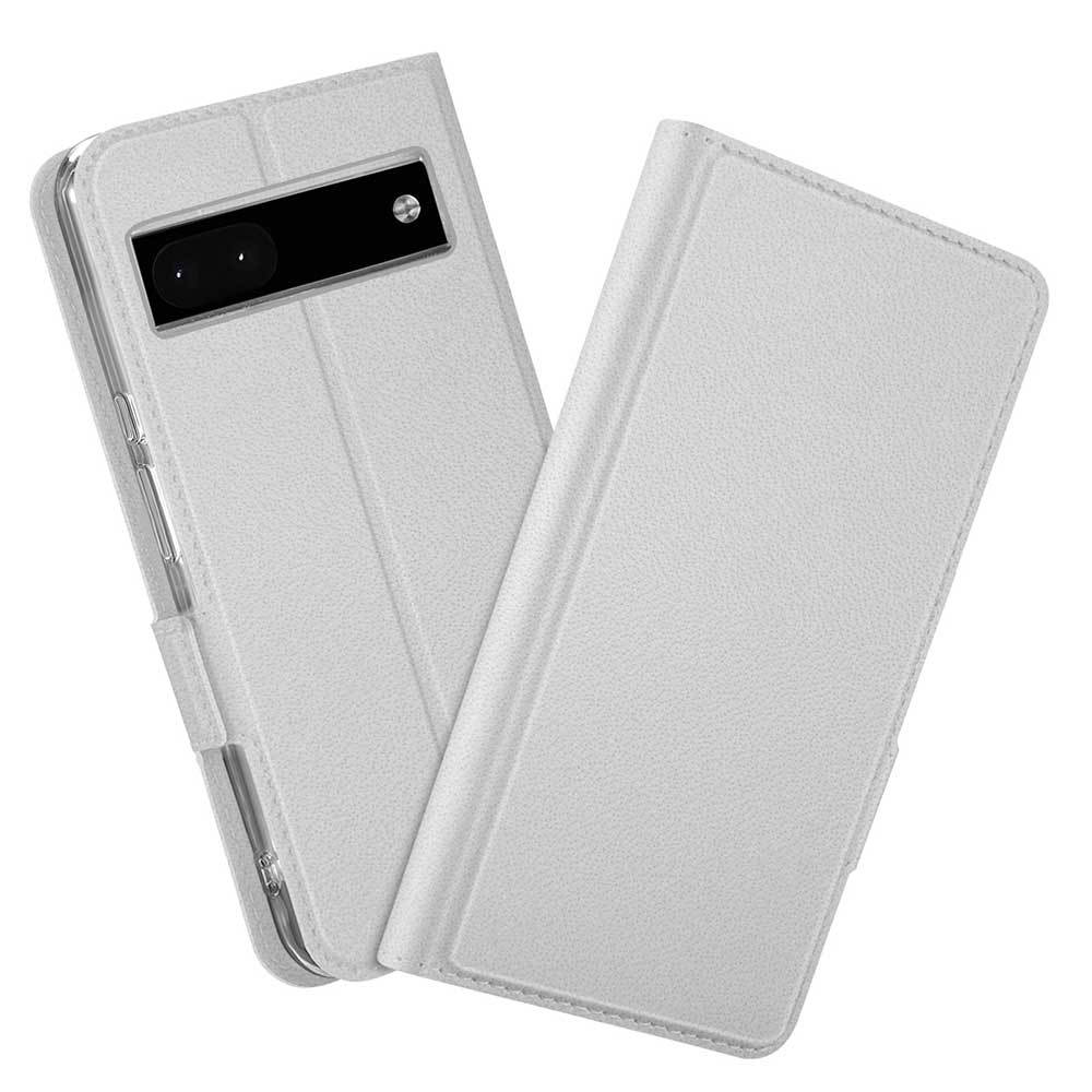 g-gru pixel 6a case notebook type case cover Google Pixel 6a magnet ticket holder gray 