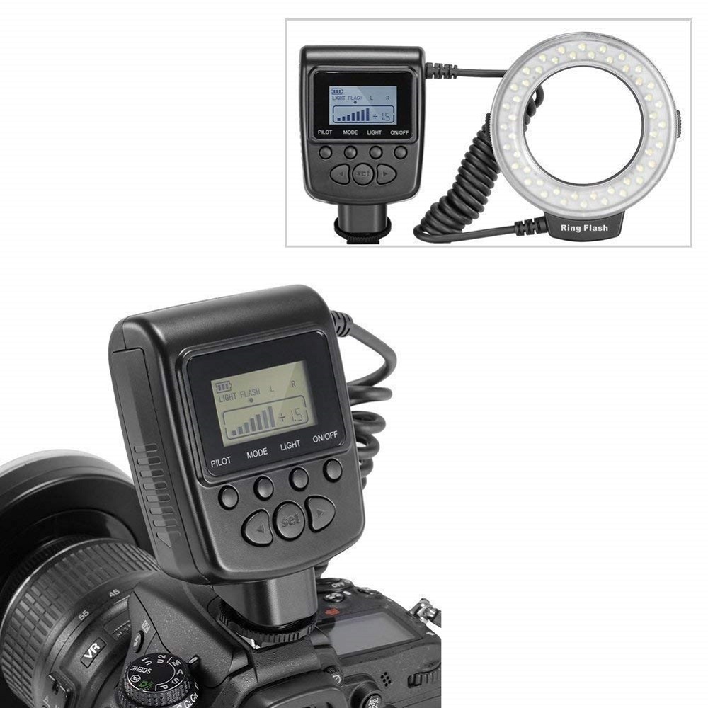 カメラ/一眼レンズカメラ用 接写専用ストロボ LED 48球 マクロリングライト/マクロリングフラッシュ Canon、Nikonに対応_画像2