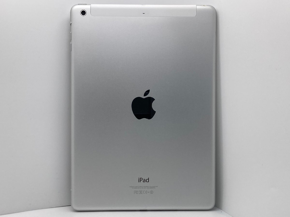 【中古・ジャンク】アクティベーションロック品 色ムラ Apple iPad Air Wi-Fi+C 16GB SB シルバー NW〇 本体 部品取り用 A-99786_画像3