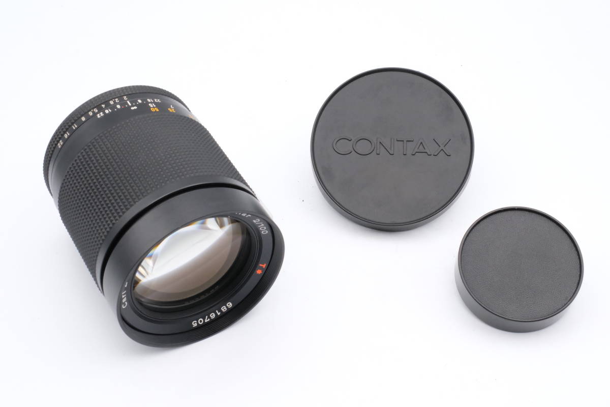 CONTAX コンタックス Carl Zeiss Planar 100mm F2 T* AEG Y/Cマウント MF一眼レフ用 単焦点レンズ_画像9