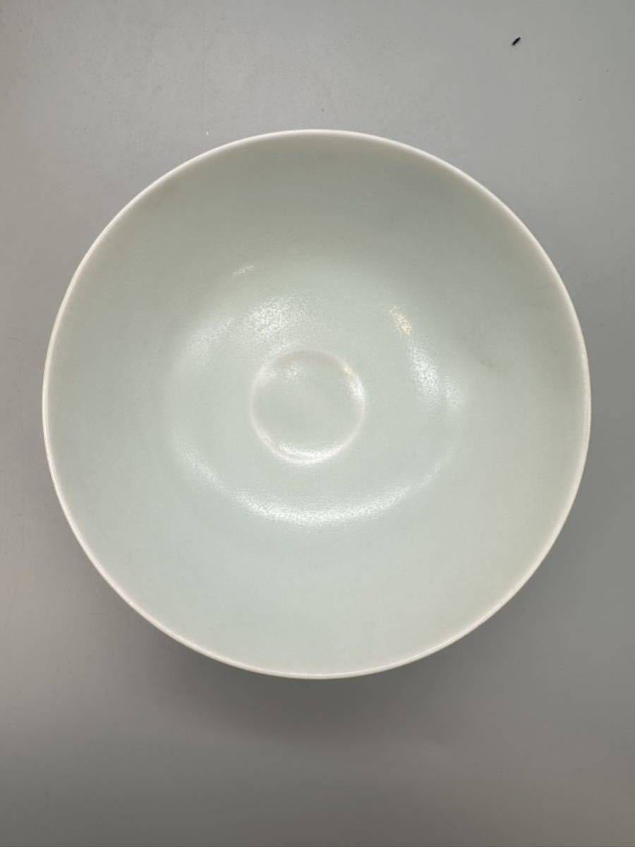 素晴らしい価格 平茶碗 茶碗 白瓷 徹」白磁 「宇野 Y10082 茶道具 共箱 共布 茶碗