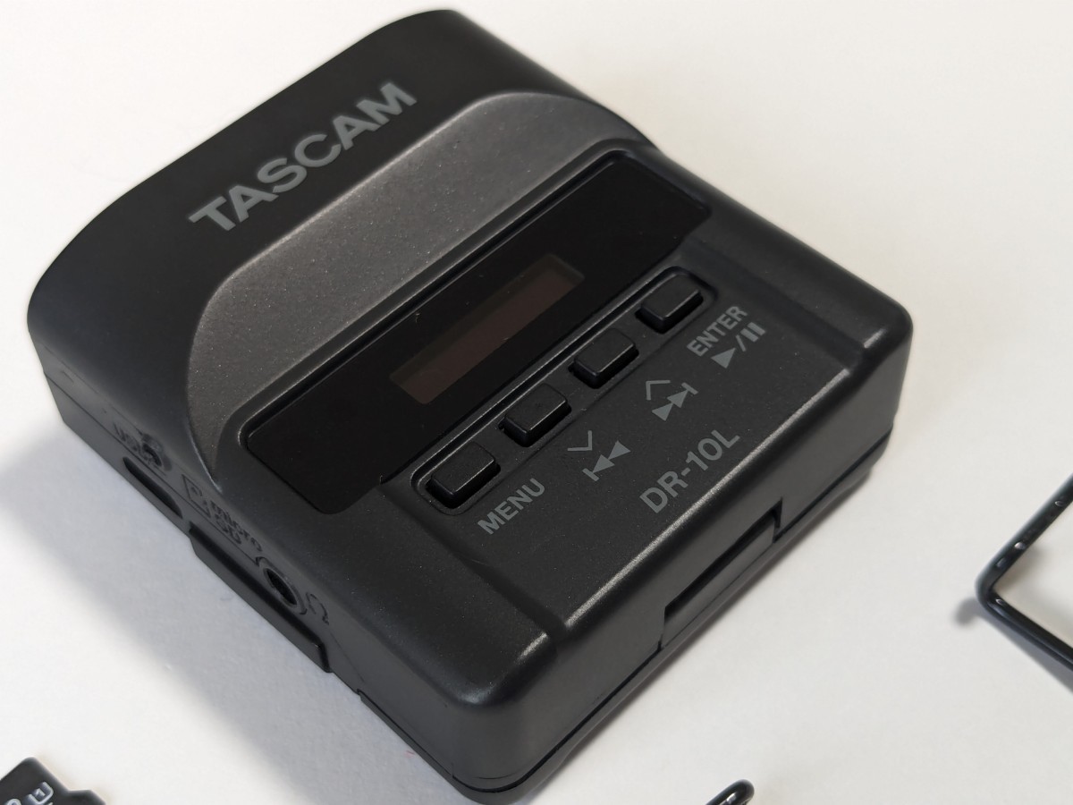 [送料無料/美品]TASCAM(タスカム) DR-10L ピンマイクレコーダー Youtube 音声収録 インターネット配信 ポッドキャスト 動画撮影 Vlog_画像3