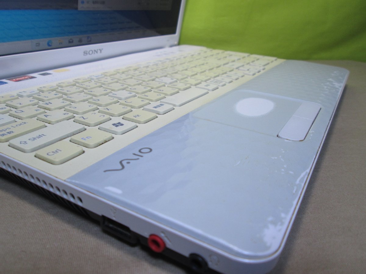 SONY VAIO VPCEL15FJ【AMD E-350】　【Win10 Home】 Libre Office 充電可 保証付 1円～ [87685]_画像3