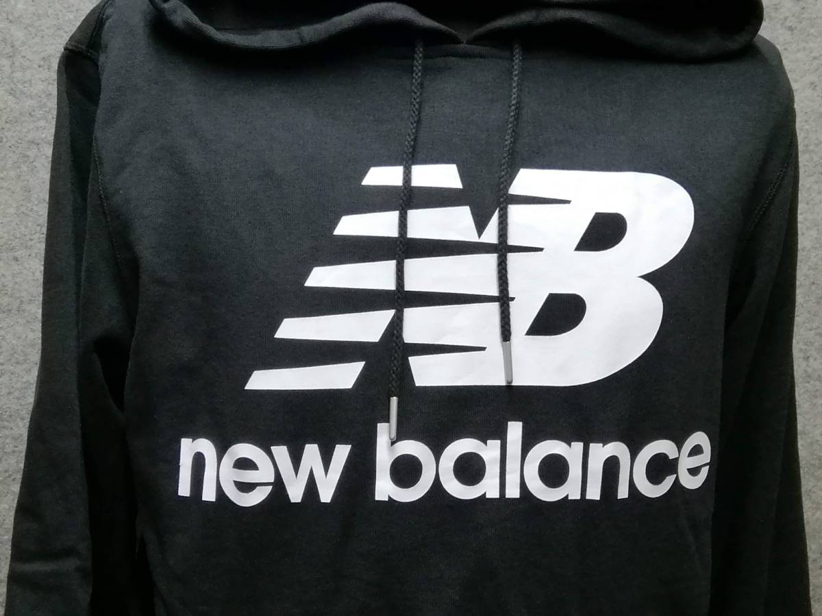 ニューバランスnew balance サッカーウェア フットサルウェア スウェットパーカー 上下セット カジュアルウェア AMT/AMP03558 BLK Lサイズ _画像3