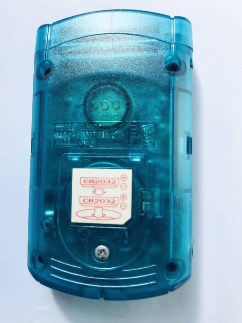【新品電池交換】DC ビジュアルメモリー クリアブルー 蓋付き VM HKT-7000ドリームキャストの画像3