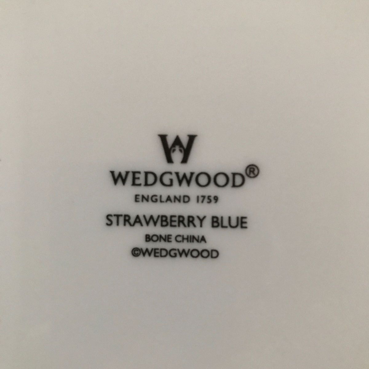 WEDGWOOD STRAWBERRY BLUE ウェッジウッド  ストロベリーブルー　プレート　皿　27cm  廃盤品