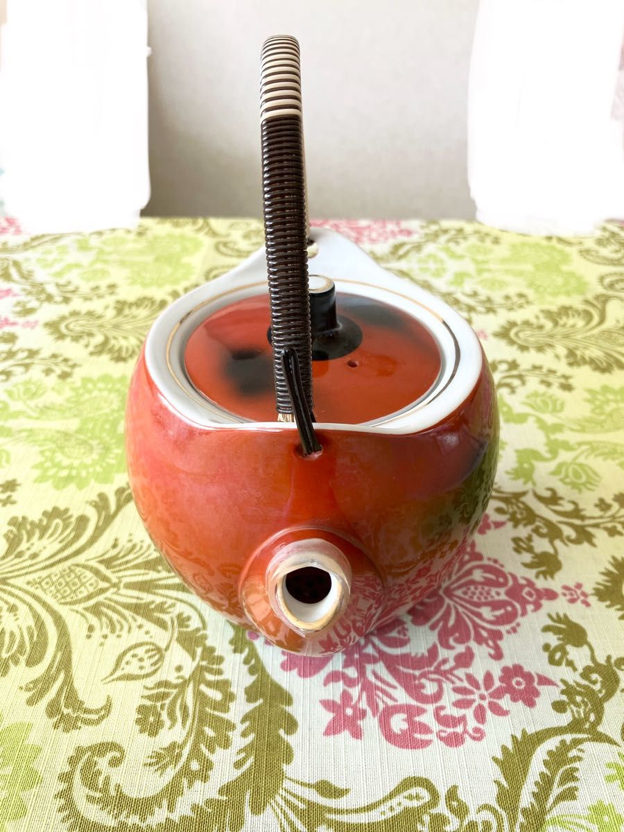 昭和レトロ　急須　陶器　ティーポット　古道具　ビンテージ　アンティーク