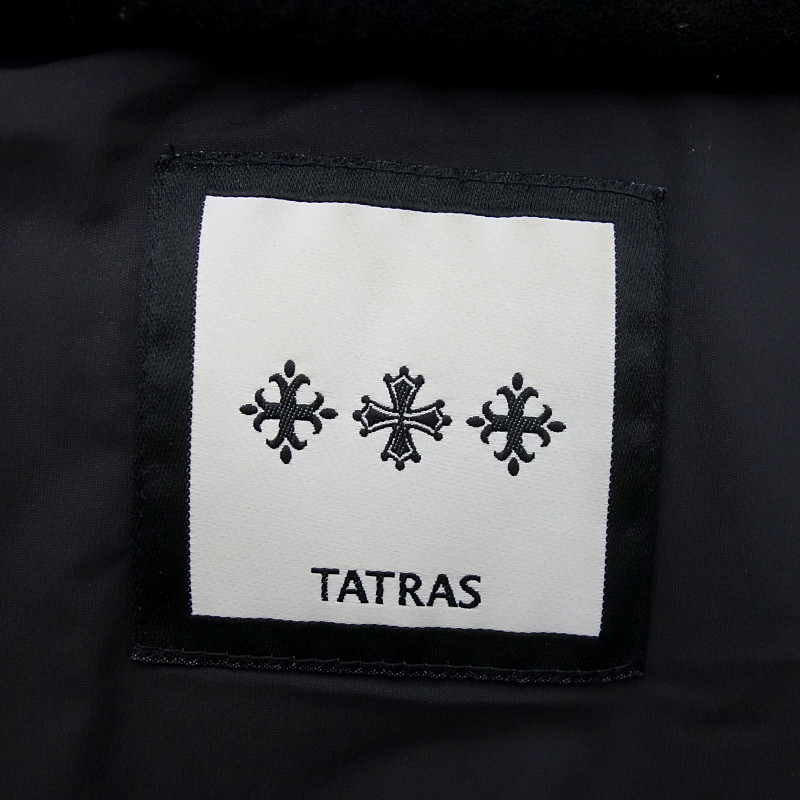 TATRAS SHIPS別注 ウールカシミアダウンジャケット ブラック メンズ2_画像3