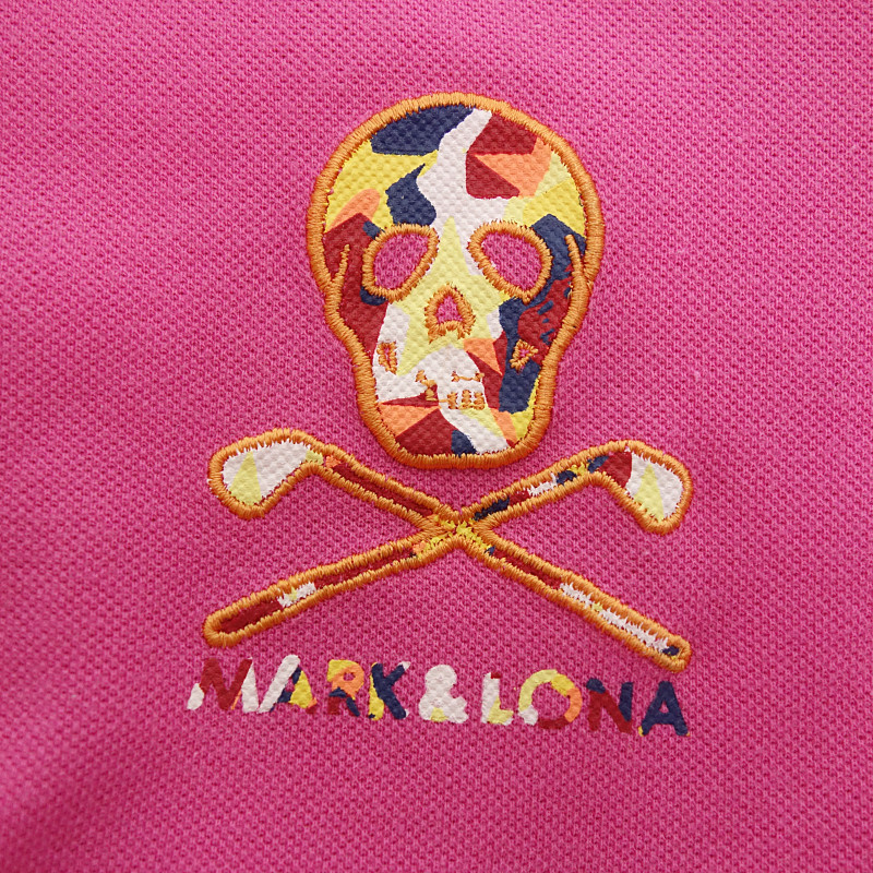 【特別価格】MARKLONA GOLF SKULL POLO ゴルフ カモ スカル ポロ シャツ_画像5