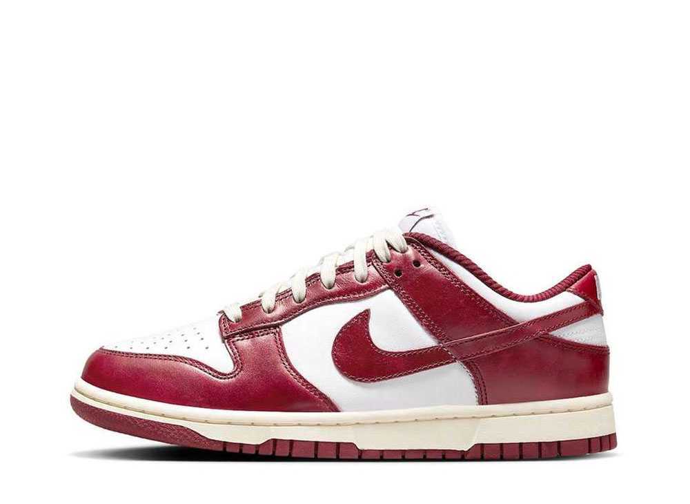 25.0cm Nike WMNS Dunk Low PRM "Team Red and White" 25cm FJ4555-100