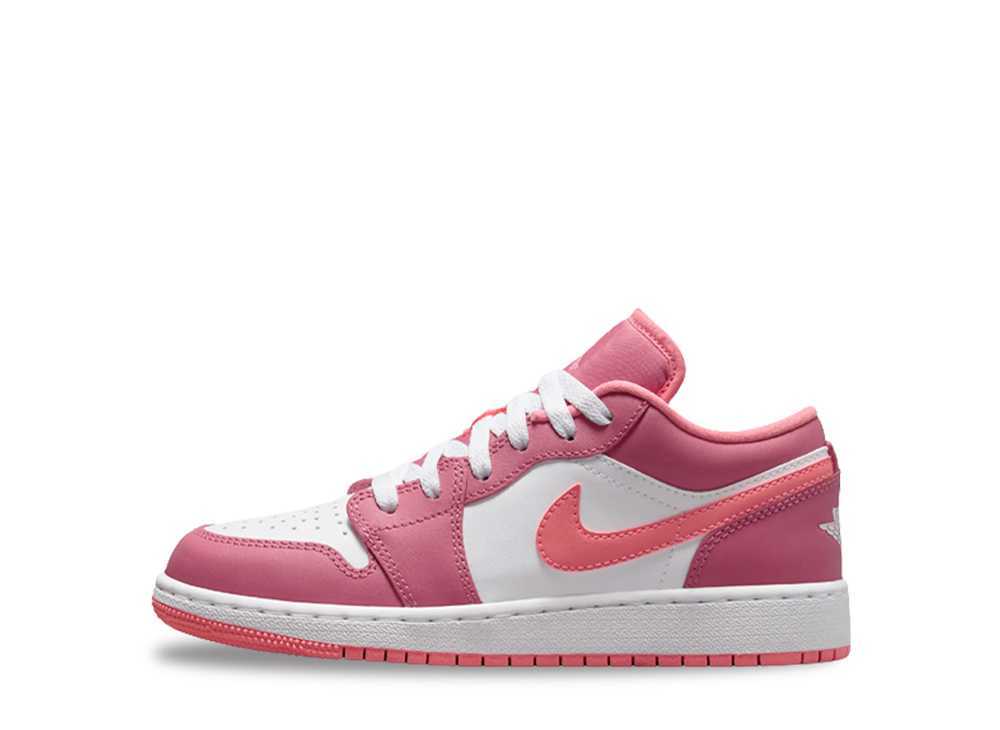 24cm～ Nike GS Air Jordan 1 Low "Desert Berry/White/Coral Chalk" 24.5cm 553560-616