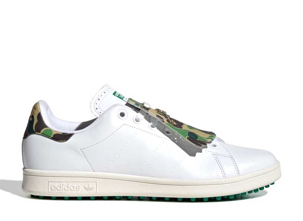 A BATHING APE × adidas Originals Stan Smith Golf "Footwear White/Green" 28.5cm IG5916