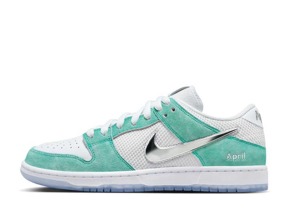 APRIL SKATEBOARDS Nike SB Dunk Low Pro QS "White and Multi-Color" 23cm FD2562-400_画像1