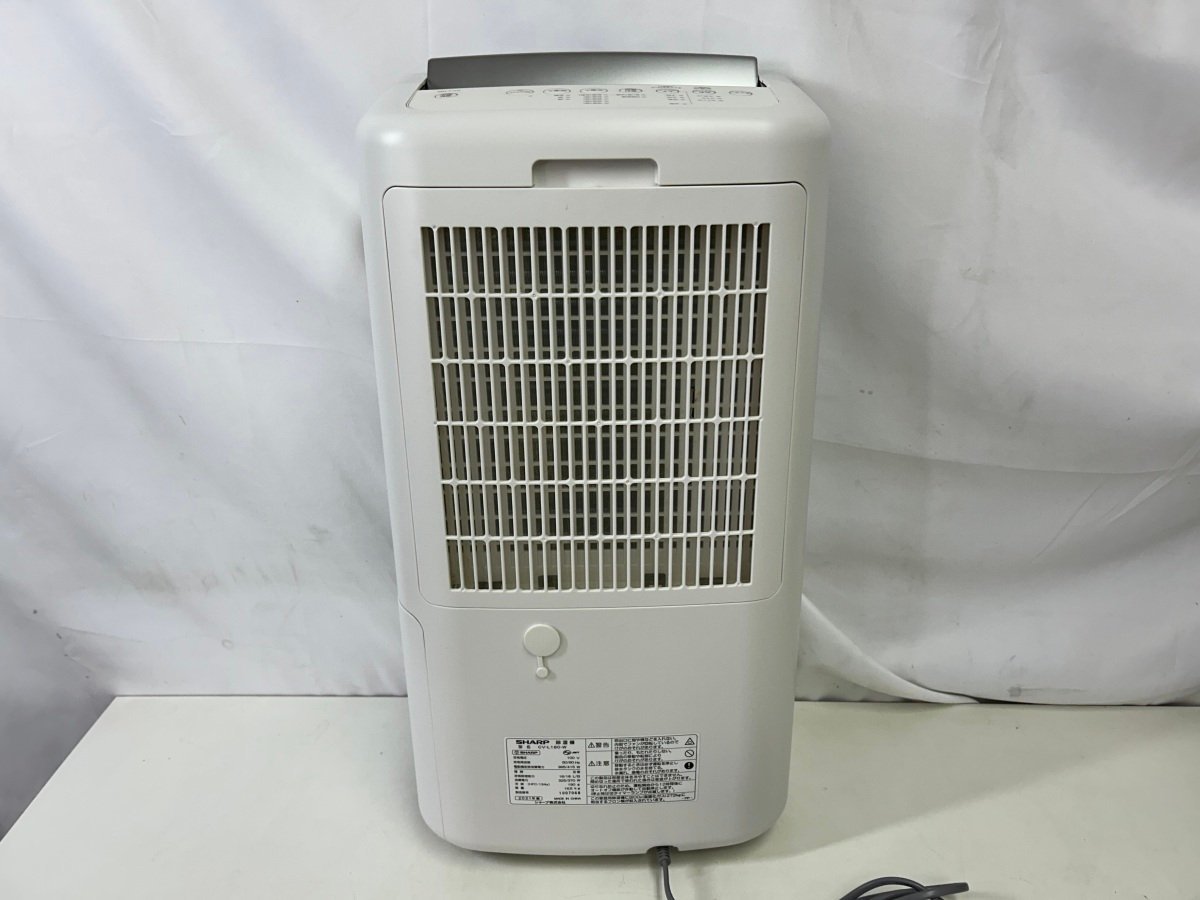 SHARP シャープ 衣類乾燥機 除湿機 18L プラズマクラスター 7000 ホワイト CV-L180-W　2021年製 大阪市内 引取歓迎☆【35085】_画像3