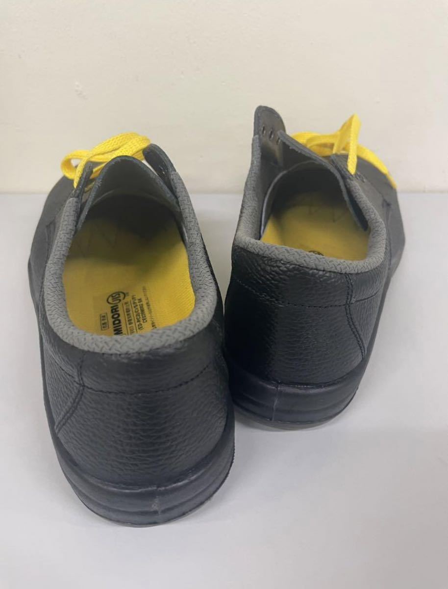新品　ミドリ安全 安全靴　CJ010 静電 耐滑 軽量 短靴　27.5㎝　未使用　送料無料　ブラック　スニーカータイプ　作業靴　MIDORI ANZEN_画像4