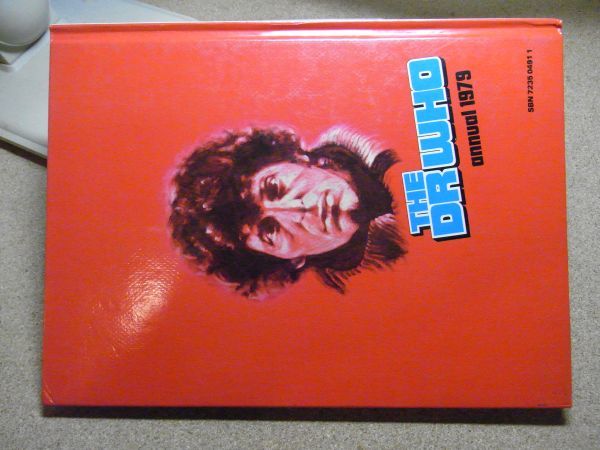 洋書　THE DRWHO　annual1979 Tom baker/トム・ベイカー　 BBCTV　裸本　イラスト多数＜詳細不明、イタミ有、アマゾン等への無断転載不可＞_画像2