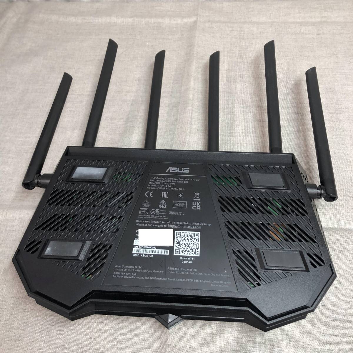 ASUS WiFi 無線 ルーター WiFi6 4804+574Mbps v6プラス対応デュアルバンドゲーミング TUF-AX5400 _画像8
