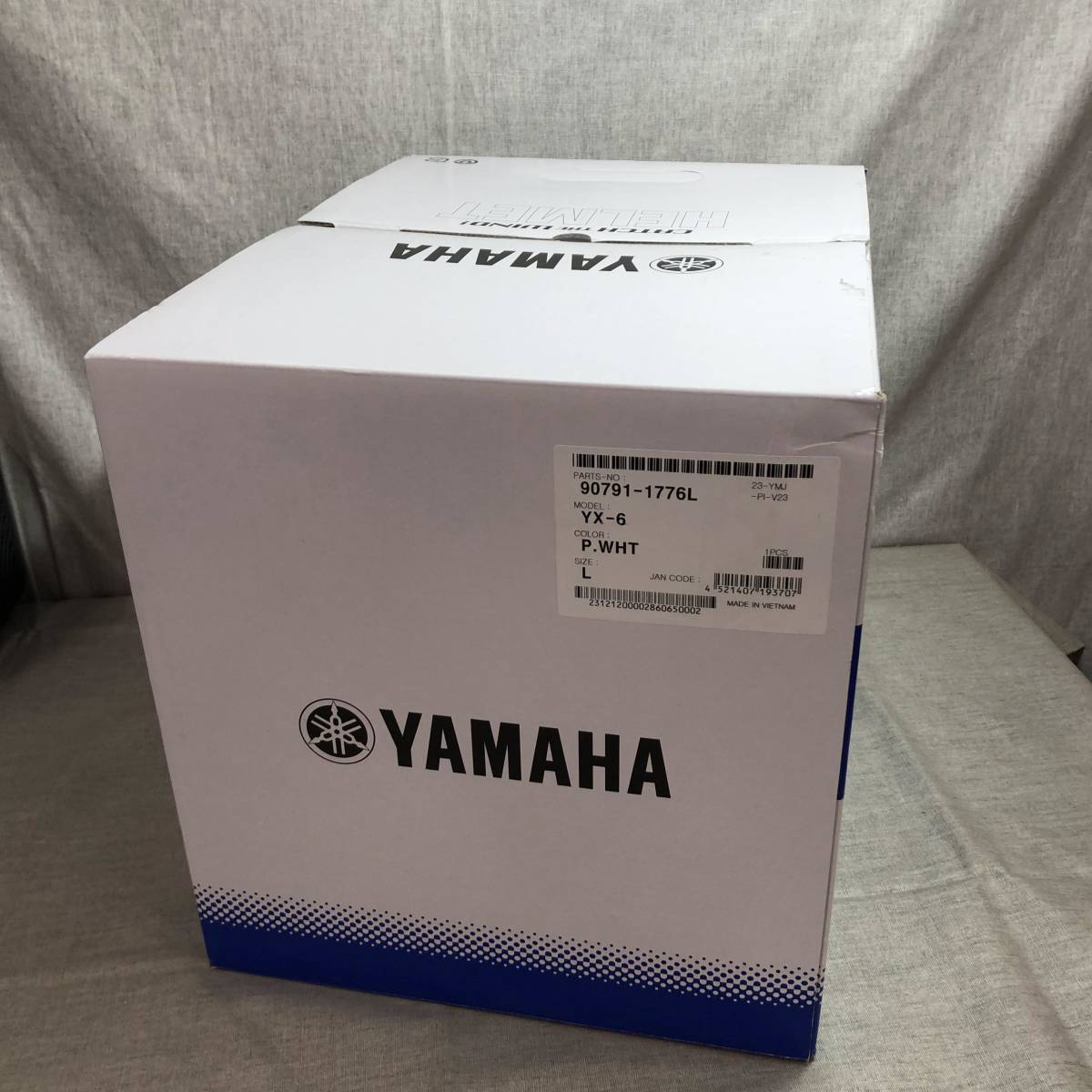 未使用品　ヤマハ(Yamaha)バイクヘルメット オフロード YX-6 ZENITH パールホワイト Lサイズ(58-59cm) 90791-1776L_画像2