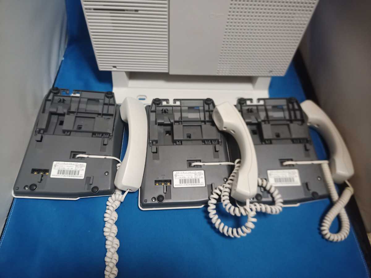 【１週間保証付き】製造2017年　NTT 主装置 αN1/N1M-ME/NXSM-4BRU　初期化済み/A1-(18)STEL-(2)/標準電話機３台セット/領収書発行可/_画像5