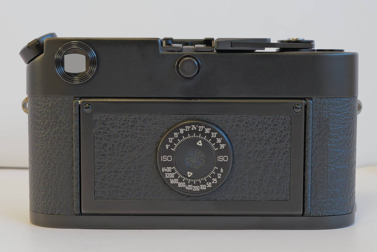 最初期 Leica M6 black Leitzロゴ 165XXXX番台 1オーナー ERNST LETIZ WETZLAR GMBH刻印 ライカ M6 ブラック_画像3