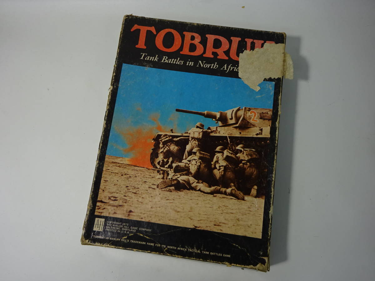 京都6#★ TOBRUK トブルク戦車戦 ホビージャパン シュミレーション ゲーム 開封品_画像5