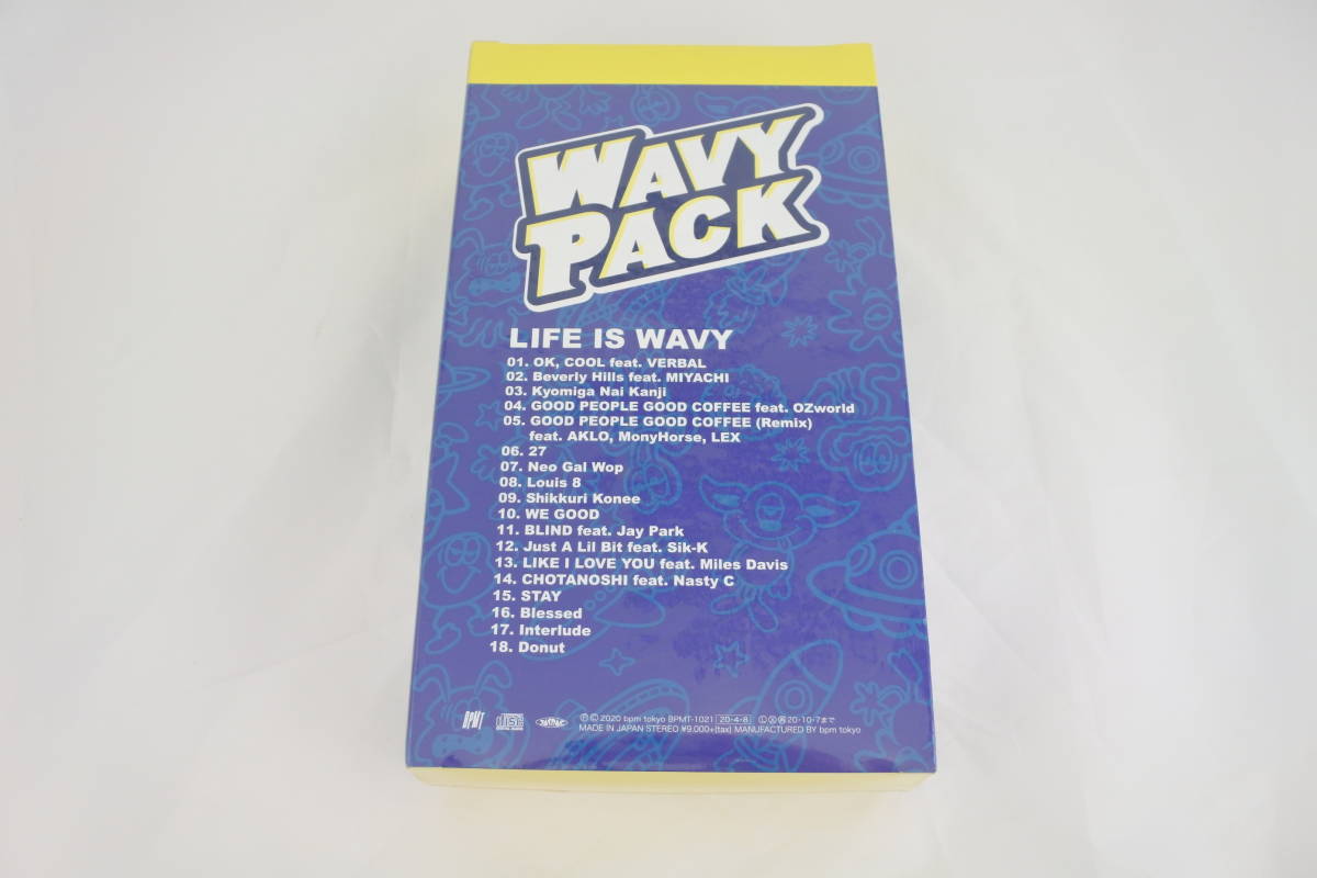 ② 未開封 WAVY PACK JP THE WAVY CD Tシャツ セット_画像2