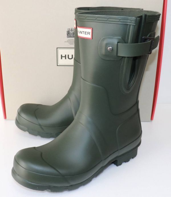  regular price 17000 new goods genuine article HUNTER shoes MENS ORIGINAL SIDE ADJ SHORT boots MFS9079RMA Hunter JP26 UK7 US8 EU40/41 2002