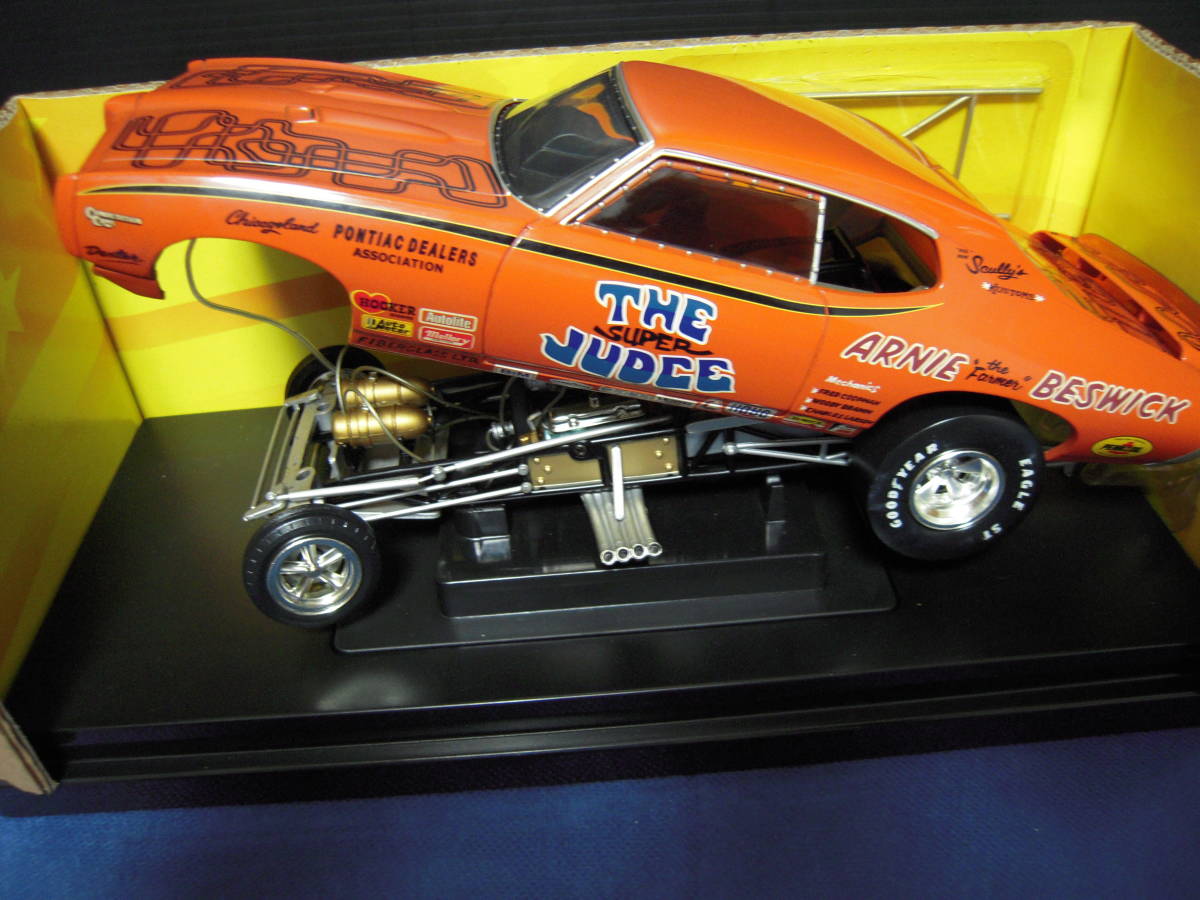 アメリカンマッスル/AMERICAN MUSCLE　ジャンク品 1/18 '69 GTO "SUPER JUDGE"_画像9