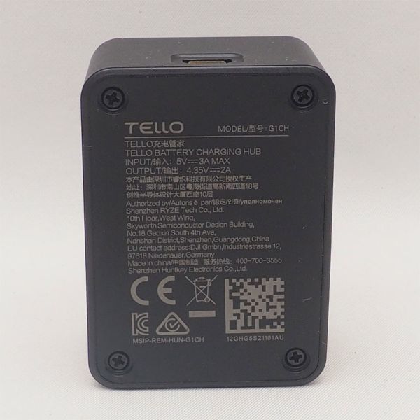 RYZE TELLO 純正 G1CH 3-in-1 USB マルチバッテリー充電ハブ ドローン 用 バッテリー充電器 管16587_画像2