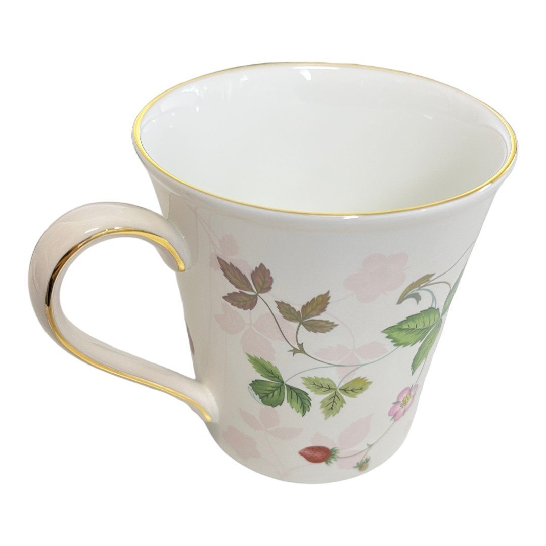 【中古品】WEDGWOOD ウェッジウッド カップセット ピンク/グリーン 花柄カップ ブランド洋食器 箱あり hiL2352RO_画像9