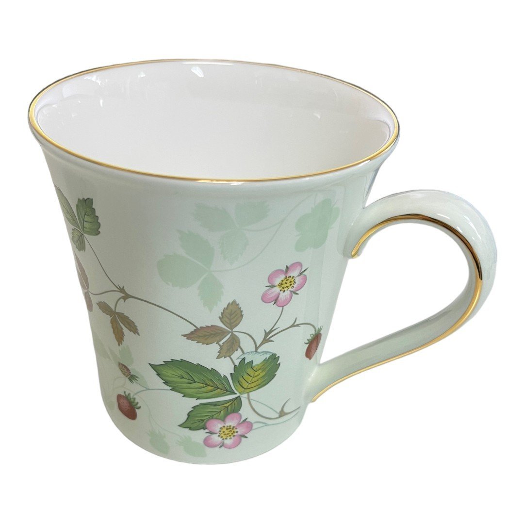 【中古品】WEDGWOOD ウェッジウッド カップセット ピンク/グリーン 花柄カップ ブランド洋食器 箱あり hiL2352RO_画像2