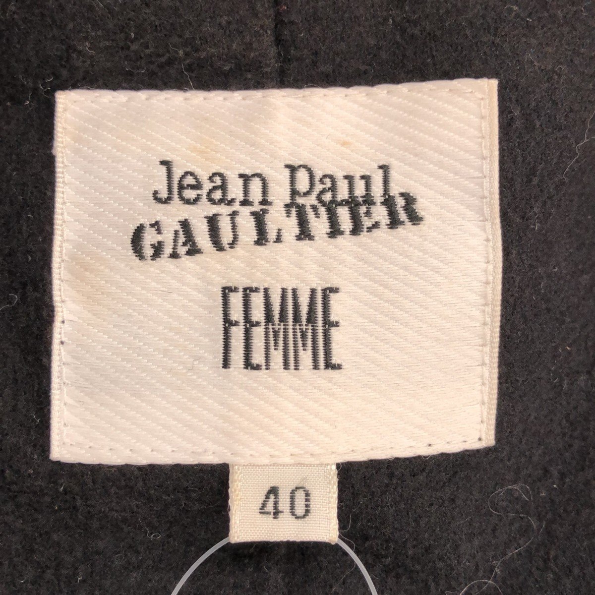 ◆中古品◆Jean Paul Gaultier FEMME ジャンポール・ゴルチエ レディース 40 トレンチ コート ブラック系 R53034NSD_画像5