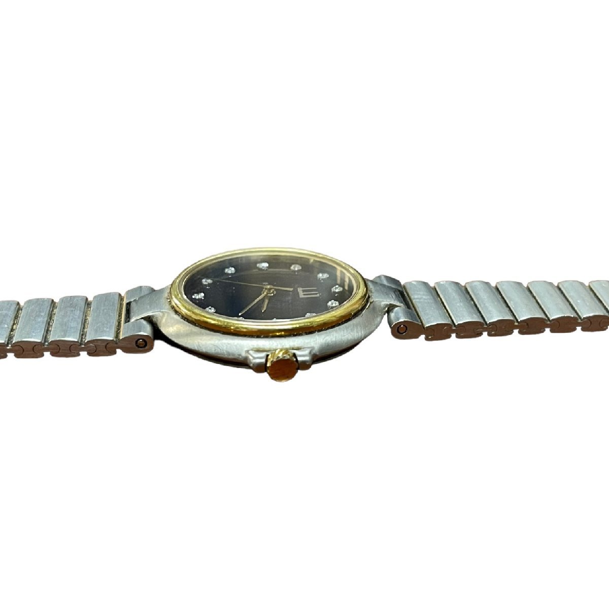 【中古品】dunhill ダンヒル ミレニアム 12Pダイヤ インデックス文字盤 クオーツ メンズ腕時計 本体のみ L52962RD_画像6