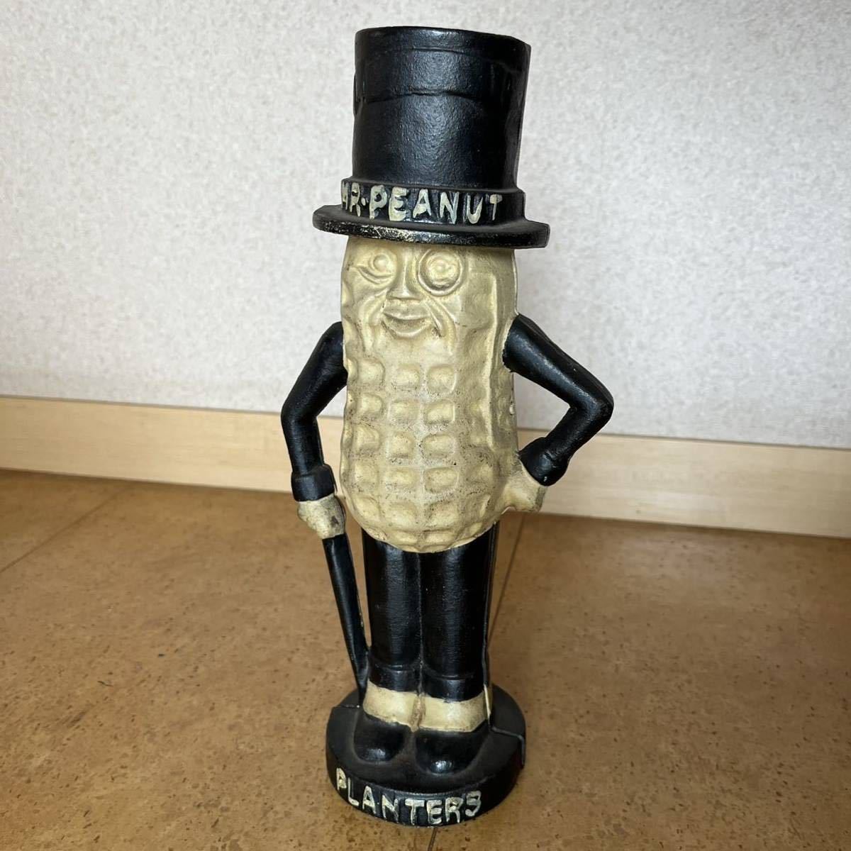 Mr. peanut キャストアイアン 貯金箱 ヴィンテージ / Mr.peanut Cast Iron Coin Bank Vintage