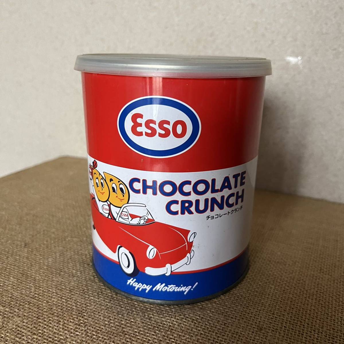 エッソ チョコクランチ缶 / Esso Chocolate Crunch Can Vintage_画像1