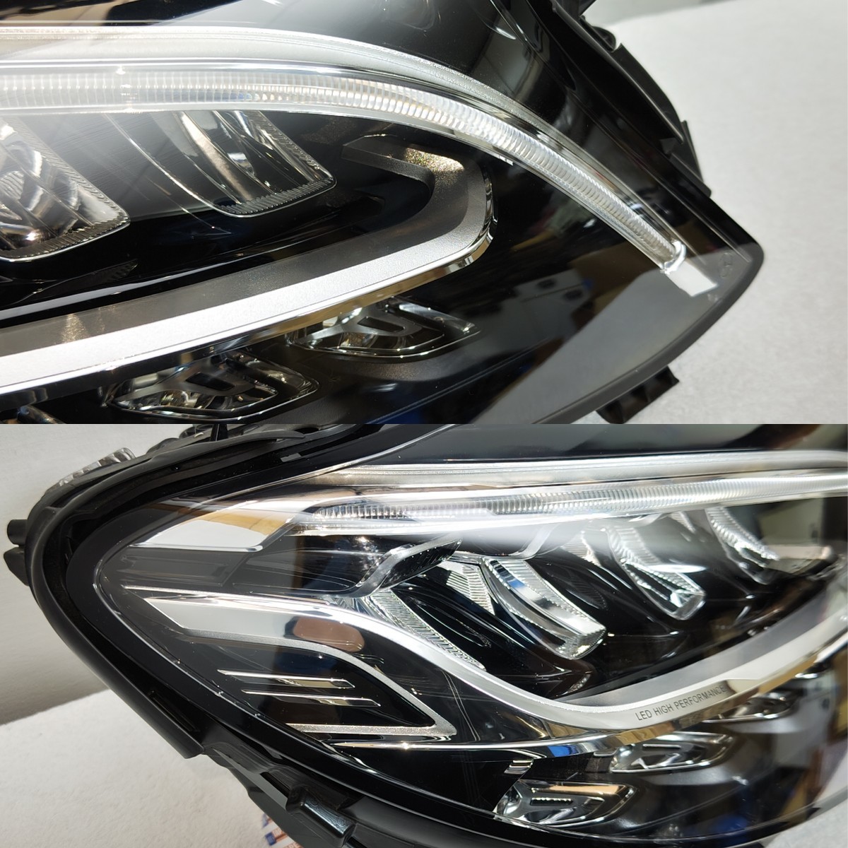 Mercedes-Benz メルセデス・ベンツ Cクラス W205 後期 純正 ヘッドライト ヘッドランプ 左右 ユニットのみ 美品　ベンツ　C180_画像3