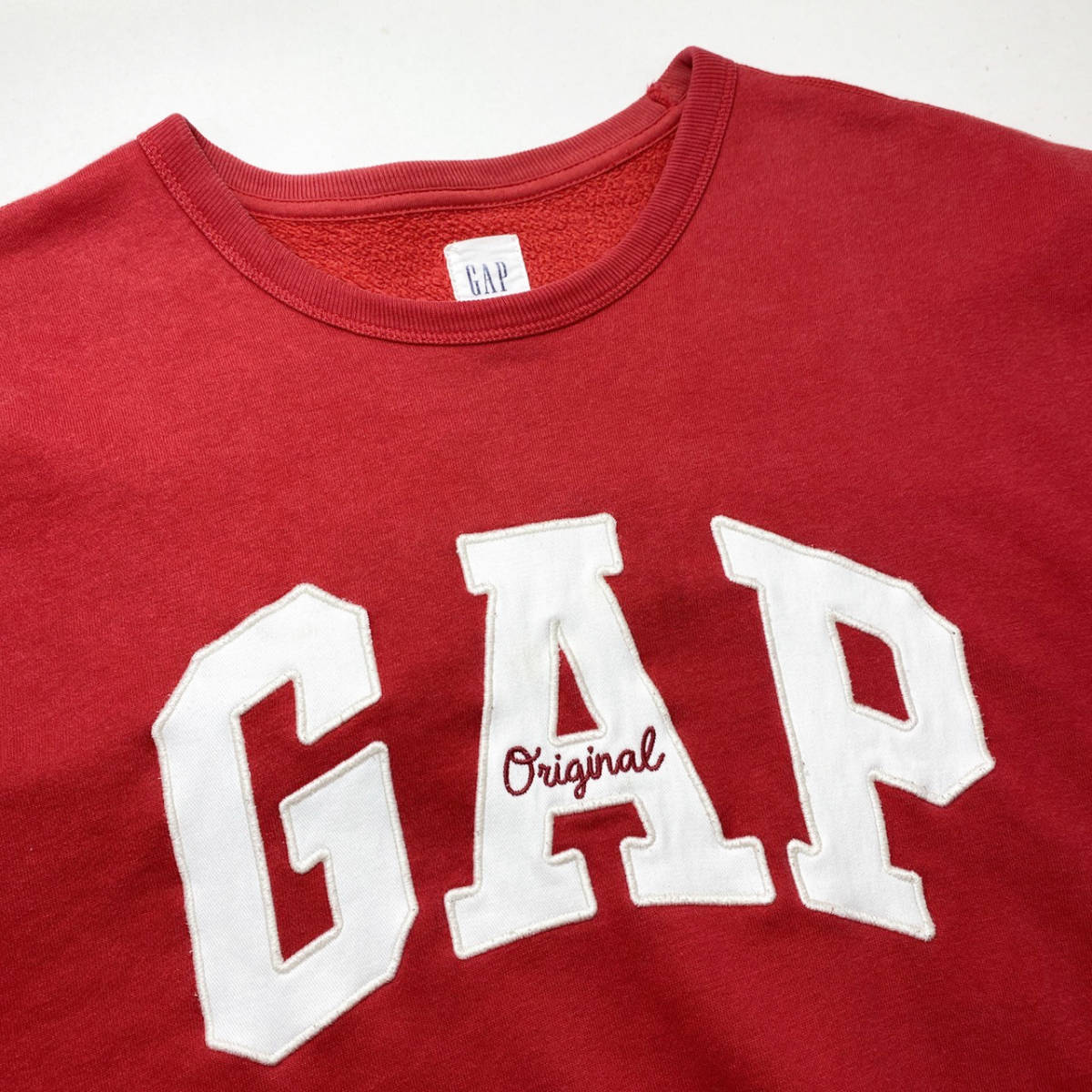 USED】希少 OLD GAP オールド ギャップ ビッグロゴ スウェット