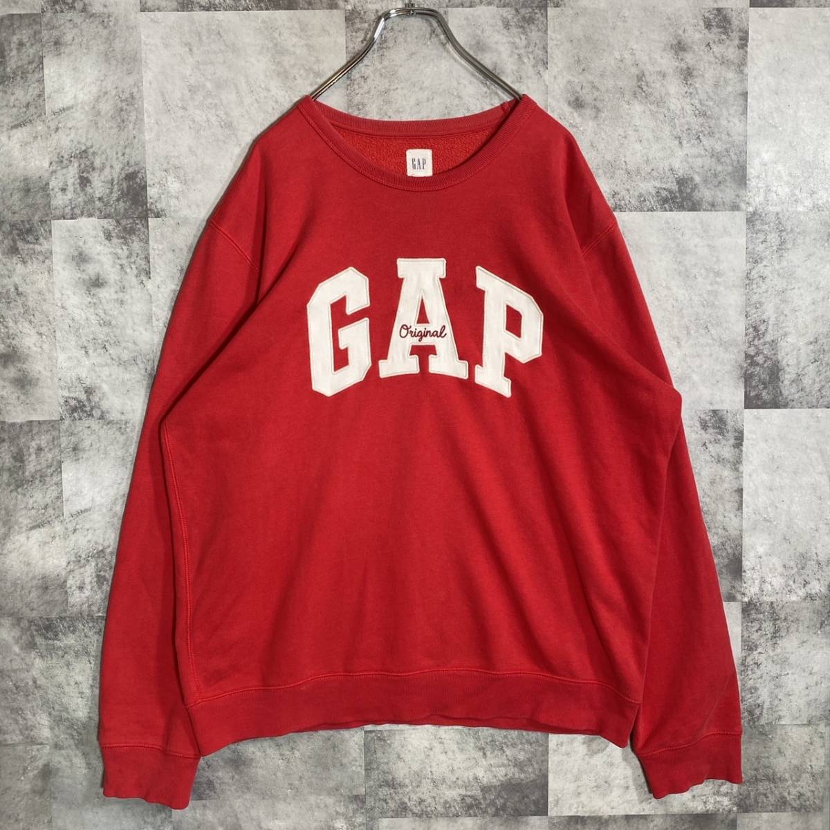 USED】希少 OLD GAP オールド ギャップ ビッグロゴ スウェット USED】希少 OLD GAP オールド ギャップ ビッグロゴ スウェット