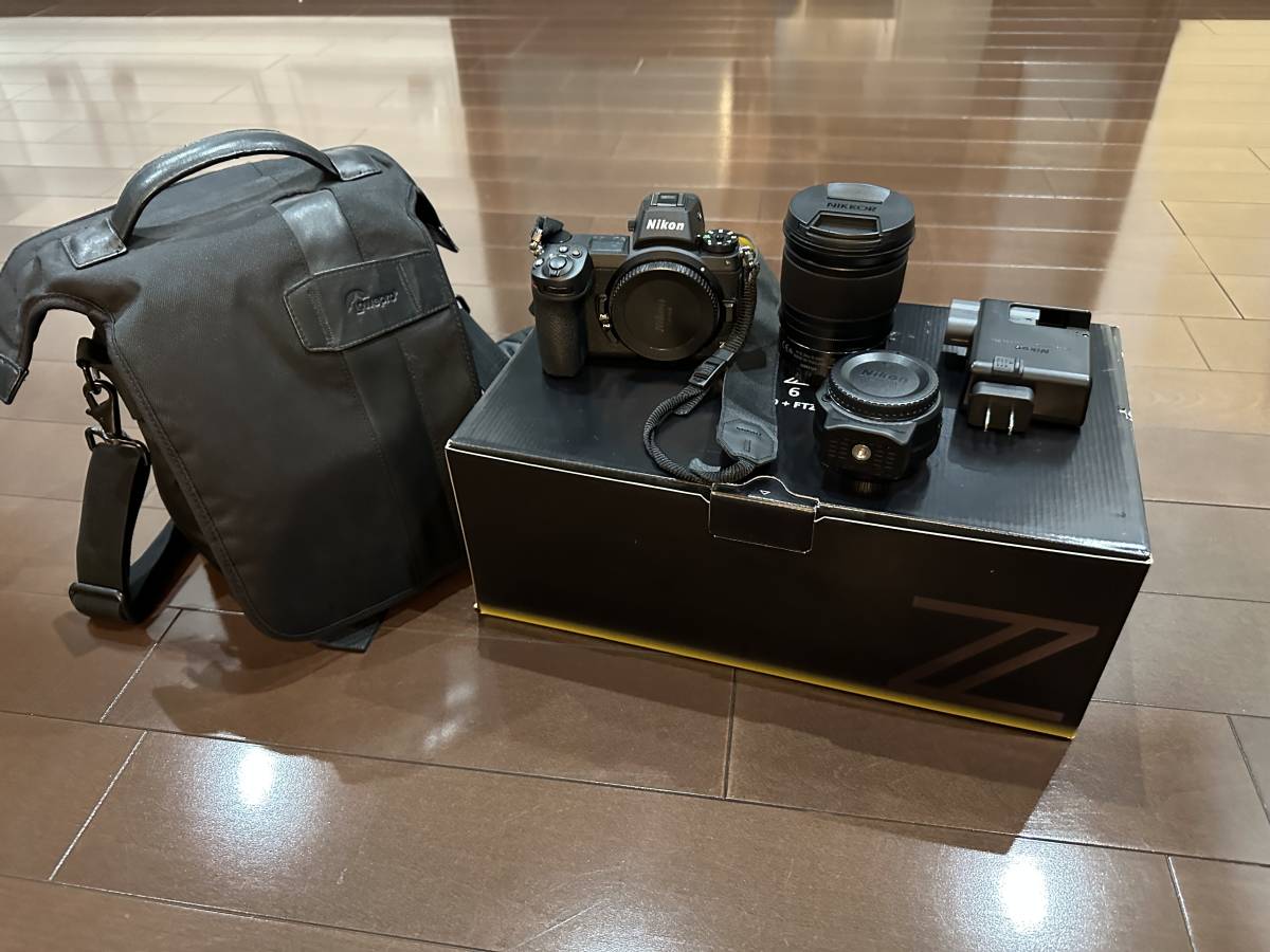 ニコン カメラレンズセット　Nikon Z 6 Nikkor Z 24-70 mm+FTZ Kit カメラバッグ付き　送料無料