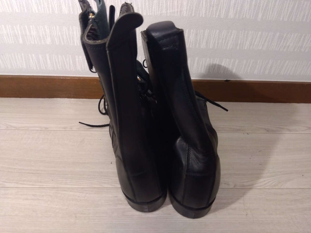 【未使用】 MIDORI ミドリ安全 セーフティブーツ 安全靴 25.5cmEEE サイドファスナー Dリングハトメ 【AW408】_画像6