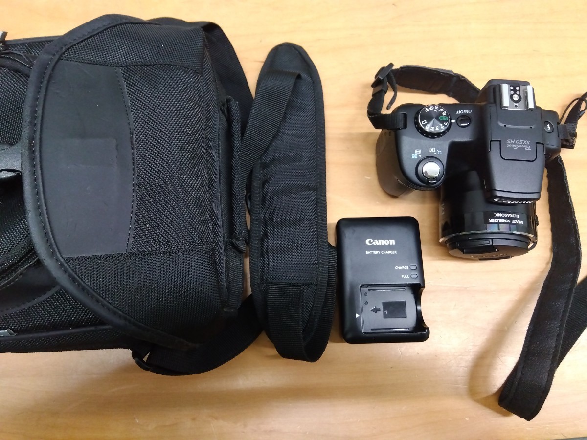 【b533】【稼働品】 PowerShot SX50 HS ブラック デジカメ Canon デジタルカメラ 本体_画像1
