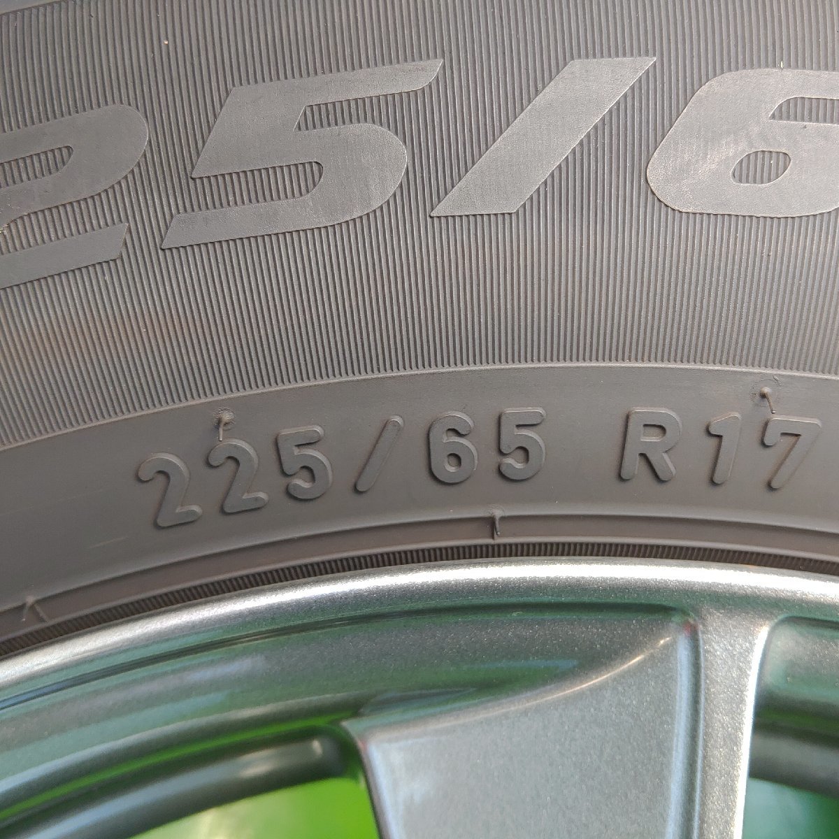 [16021] [オートバックス LEBEN BX] 17x7J +38 PCD114.3 5穴 [ピレリ アイスアシンメトリコPLUS] 225/65R17 21年製_画像8