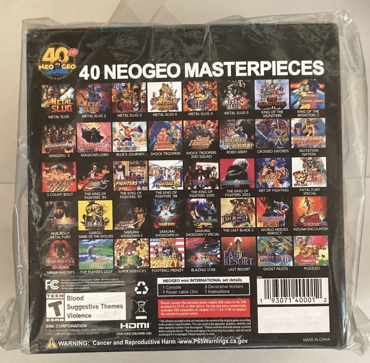 【新品未開封】NEOGEO mini インターナショナル版 ネオジオミニ NEO GEO Mini Arcade International SNK 2_画像2