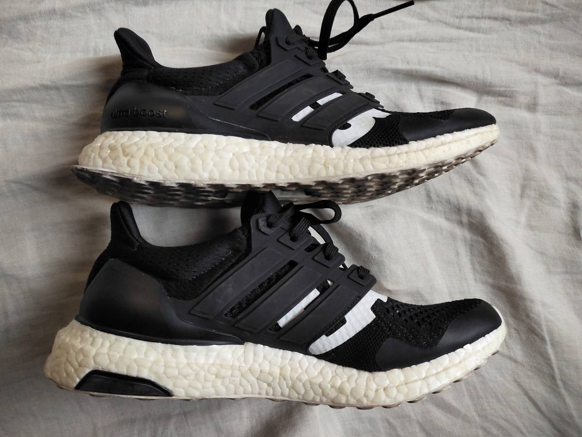 コラボ ADIDAS アディダス UNDEFEATED アンディフィーテッド BB22480 ULTRA BOOST UNDFTD アディダス ウルトラ ブースト 26.5㎝ 黒 ★12_画像3